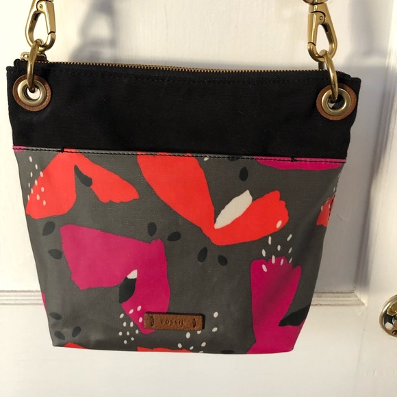 Fossil Printed Coated Canvas Crossbody Purse - Picture 3 of 7